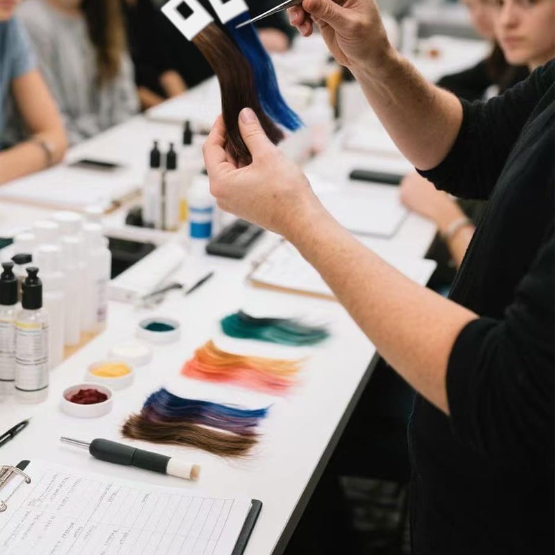 RINBOOOL Hair Swatches for Testing Color, Dark Brown Tone Level 2, Real Natural Remy Human Hair, 30 Strands per Pack, 8 Inches - Image 5